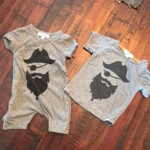 Appaman super Soft Baby Onsie and T-Shirt 3-6M and 6-12M